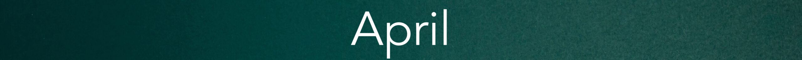 April banner
